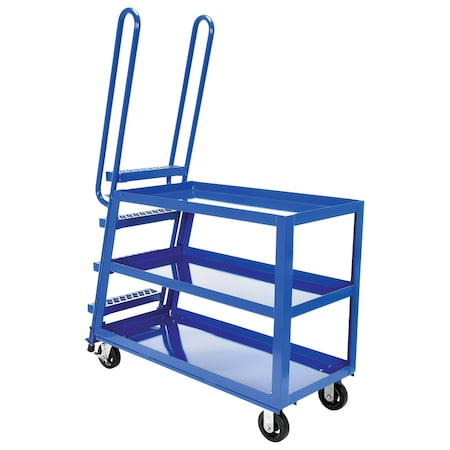 Vestil High Duty Truck.21.5x51, Rubber-On-Steel, Steel, 1000 lb Load Capacity, 56.125 L, 21.875 W SPS-HD-2252-6MR